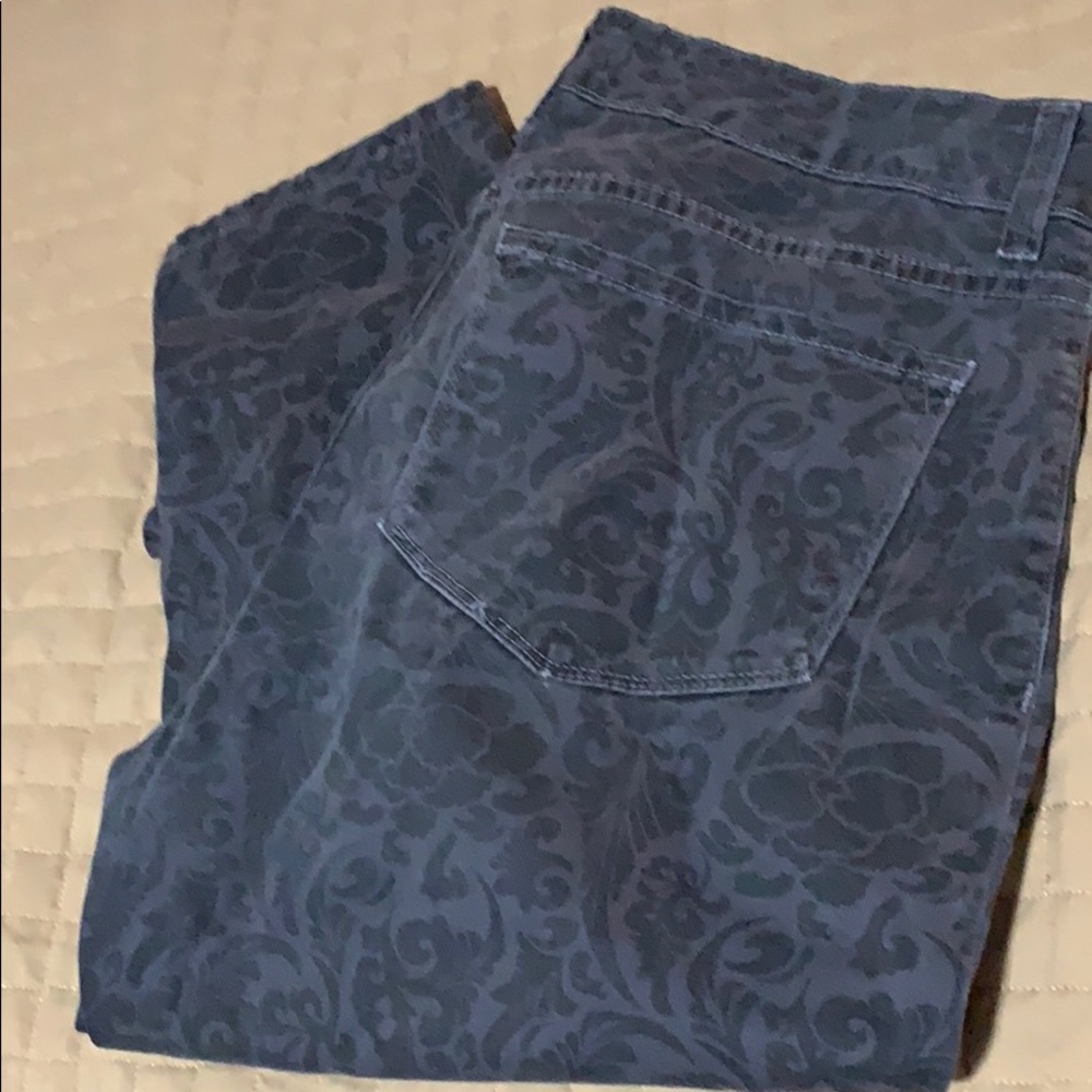 Darling NYDJ Grey with paisley print